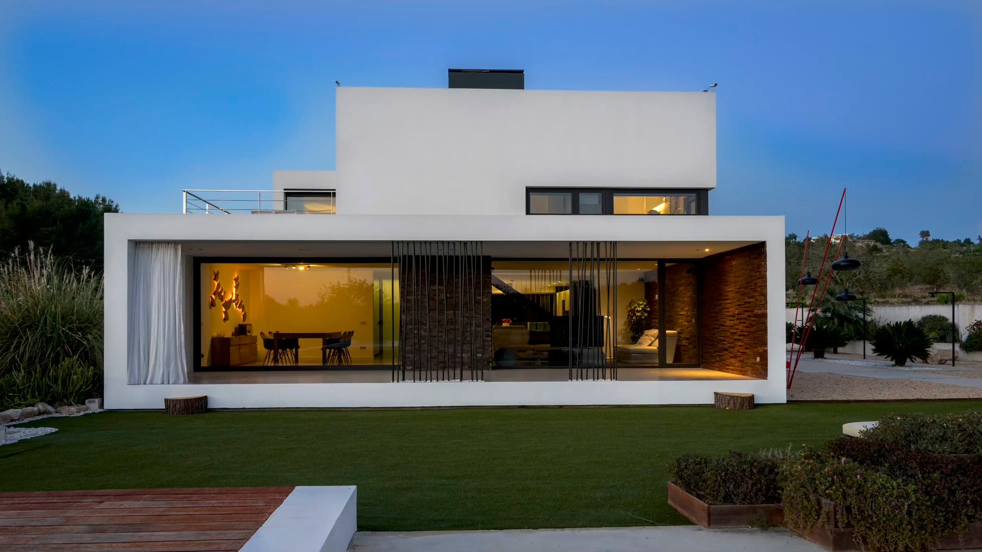 Moderne villa in groene vallei MET verhuurlicentie 16